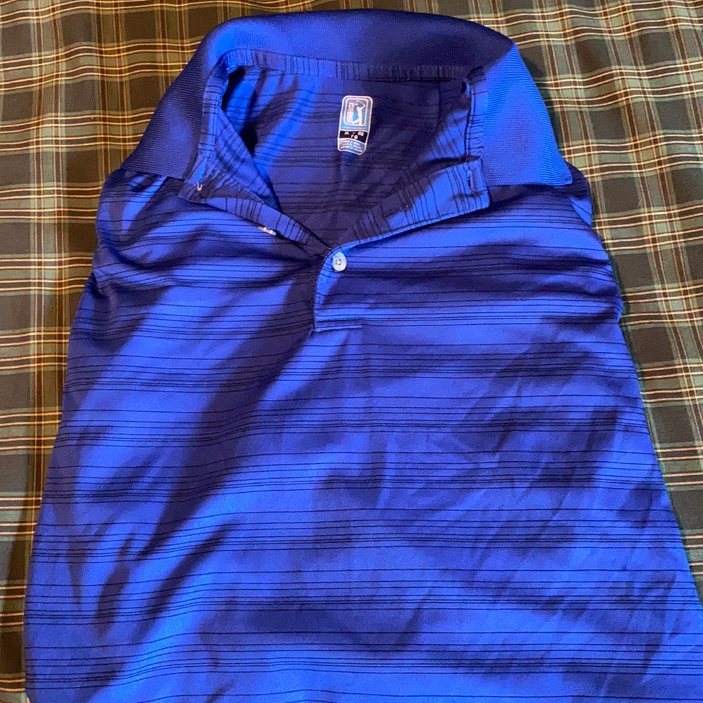 Blue pga golf tee